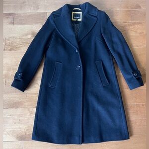 Sam Edelman Walker Wool Blend Coat- Black- 4